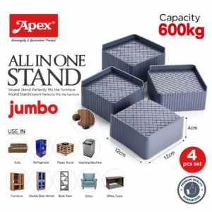 APEX All in One Jumbo Stand 4 Pcs Set | Heavy Duty Multipurpose Stand - Image 4