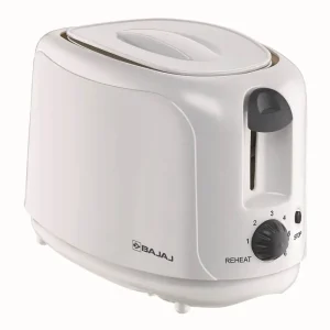 Bajaj ATX4 2-Slice Pop Up Toaster 750W | Browning Control | Auto Pop-Up | Compact & Easy to Clean Toaster