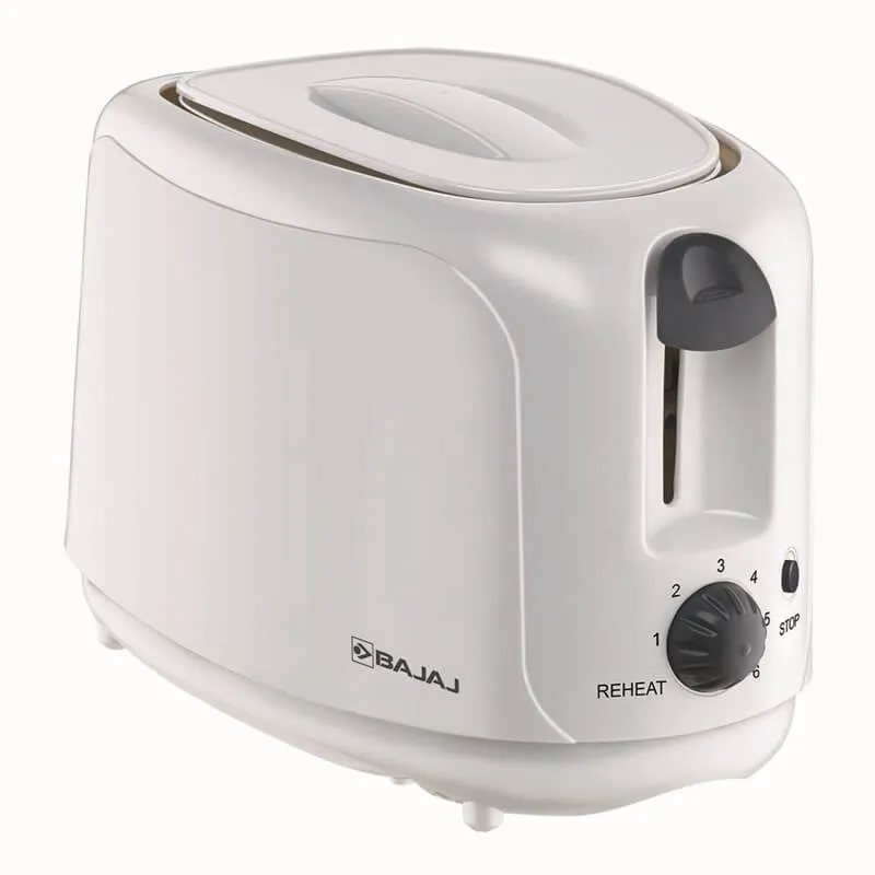 Bajaj ATX4 2-Slice Pop Up Toaster 750W | Browning Control | Auto Pop-Up | Compact & Easy to Clean Toaster