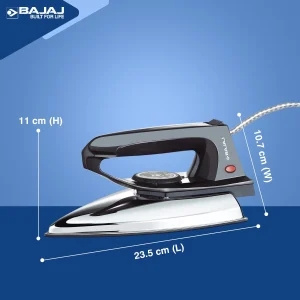 Bajaj DX2 Dry Iron 600 Watts | Lightweight & Non-Stick Soleplate - Image 7