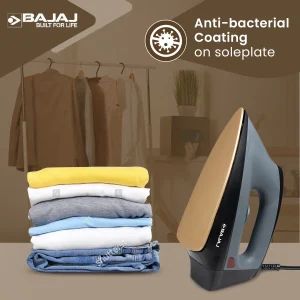Bajaj Herculo 1100W Heavy Weight Dry Iron | DuraGlide Soleplate, Denim Mode, Non-Stick Coating, 2 Year Warranty - Image 5