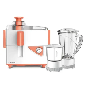 Bajaj JX4 Neo 450W Juicer Mixer Grinder with 2 Jars | Powerful & Efficient  | 5 Year Warranty on Motor*