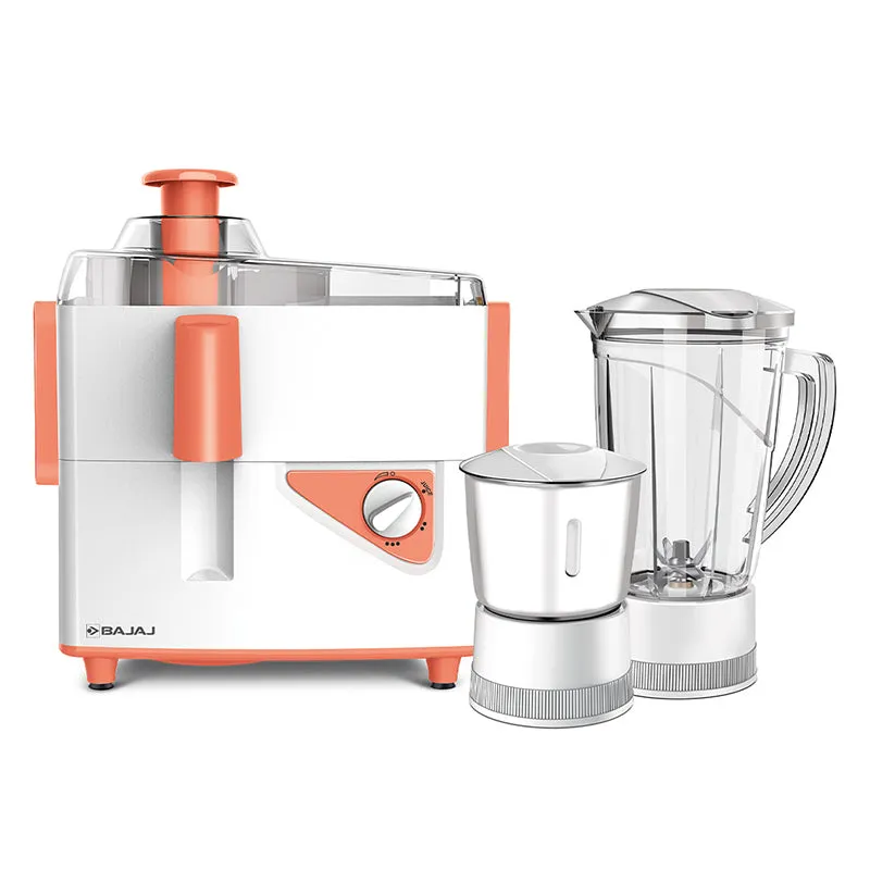 Bajaj JX4 Neo 450W Juicer Mixer Grinder with 2 Jars | Powerful & Efficient | 5 Year Warranty on Motor*