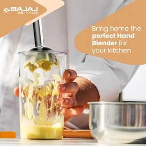 Bajaj Juvel 300W Hand Blender with Prism Design | Silent DC Motor | Durable Stainless Steel Blade | Lightweight Kitchen Hand Blender - Image 6
