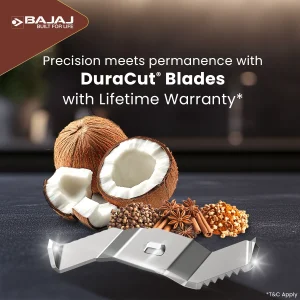 Bajaj Ninja Series PowerBlend 1000W With 3 Jar Juicer Mixer Grinder ? Heavy Duty Performance - Image 3