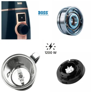 BOSS B278 Endura 1200W Mixer Grinder with 4 Jars & 5-Year Motor Warranty | Heavy-Duty Motor - Image 6