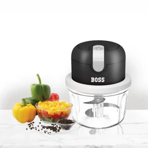 BOSS B710 Rechargeable USB Mini Chopper 350ML | Portable Cordless Electric Vegetable & Garlic Chopper