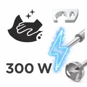 BOSS B141 Sparkle Hand Blender 300 Watts, Variable speed, 2 Years Warranty* ( Handblender for Home Uses ) - Image 4