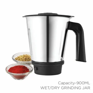 BOSS B252 Comfort 500W Mixer Grinder with Powerful Motor, 2 Stainless Steel Jars, 2 years warranty on Motor - Image 4