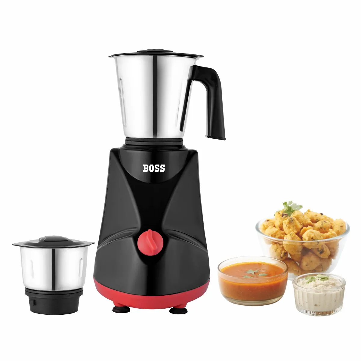 BOSS B252 Comfort 500W Mixer Grinder with Powerful Motor, 2 Stainless Steel Jars, 2 years warranty on Motor