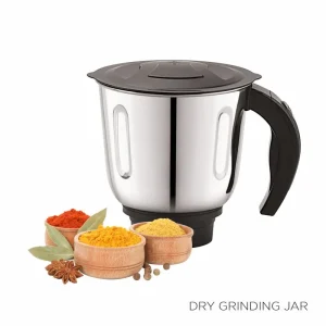 BOSS B264 Alpha 750W Mixer Grinder with Powerful Motor, 3 Stainless Steel Jars, 5 years warranty On Motor - Image 4