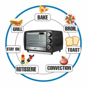 BOSS Delish 21L Oven Toaster Griller (OTG) – 1380W for Baking, Grilling & Toasting | B-554 - Image 5