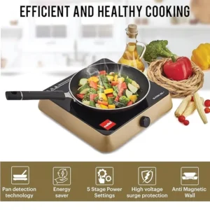 Cello Blazing 600+ Induction Cooktop 1800W | Smart, Fast & Energy Efficient Portable Induction Stove - Image 5