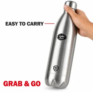 Cello Swift VacuSteel Stainless Steel Water Bottle | 24 Hours Hot & Cold Insulated Flask - Image 6