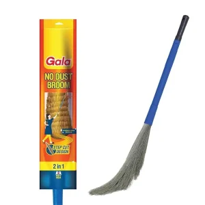 Gala NoDust Broom 2 in 1 with Extendable Handle ? No Dust, Long Reach Floor Cleaning Broom ( Jhadu for Cleaning )
