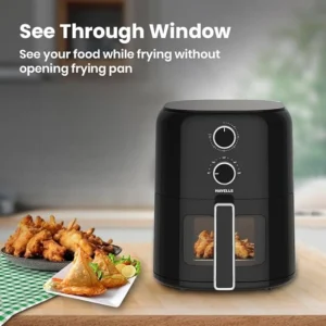 Havells Prolife Vista Air Fryer 4.2L 1350W | Low Oil Cooking, Aero Crisp 360°, See-Through Window - Image 4