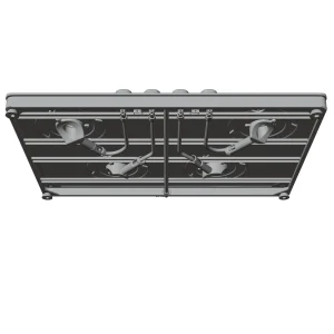 Havells Contour 4 Burner Gas Stove | 8mm Toughened Glass, Brass Burners, Manual Ignition, 5 Year Warranty - Image 6