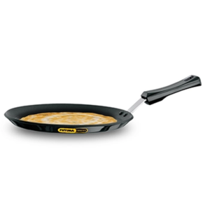 Hawkins Futura Nonstick Flat Tava 26 cm (NFT26P) – 4.88 mm Thick, Nonstick Tawa, Plastic Handle, Low Oil Cooking Tawa