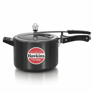 Hawkins Instaa Hard Anodised Pressure Cooker | Inner Lid | Gas & Induction Compatible | 1.5L, 2L, 3L, 5L