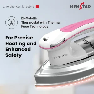 Kenstar Ferro Neo Heavy Weight Iron ? 1000W, Golden Non-Stick Technology - Image 4