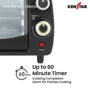 Kenstar Durachef OTG 10L | 800W Small Capacity Oven Toaster Griller - Image 3
