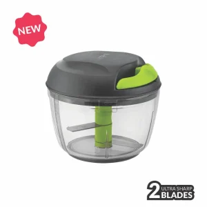 KOHE Manual Chopper 400ml (CR-400) ? Easy Hand Press Vegetable Chopper