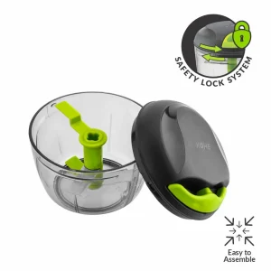 KOHE Manual Chopper 400ml (CR-400) ? Easy Hand Press Vegetable Chopper - Image 3