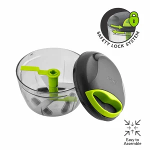 KOHE Manual Chopper 600ml (CR-600) ? Hand Press Vegetable & Fruit Chopper - Image 3