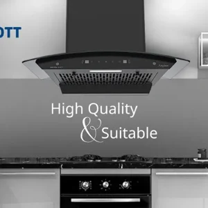 Kutchina Scot 60cm Auto Clean Chimney with Powerful Suction & LED Lights - Image 5
