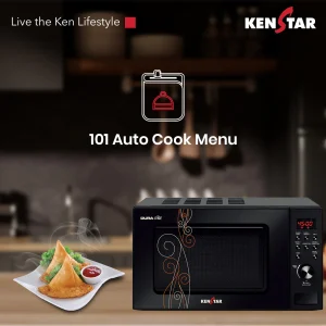 Kenstar Convection Microwave 20Litre 1350Watts (Black) Microwave Durachef MWO 20L - Image 3