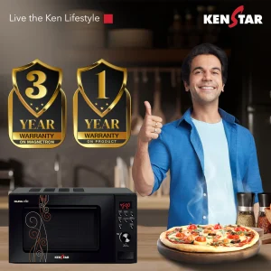 Kenstar Convection Microwave 20Litre 1350Watts (Black) Microwave Durachef MWO 20L - Image 5