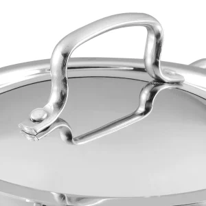 Kraft Futuretec Triply Stainless Steel Deep Kadhai with Lid | 18cm–28cm | Gas & Induction Compatible | Heavy Duty Cookware - Image 6