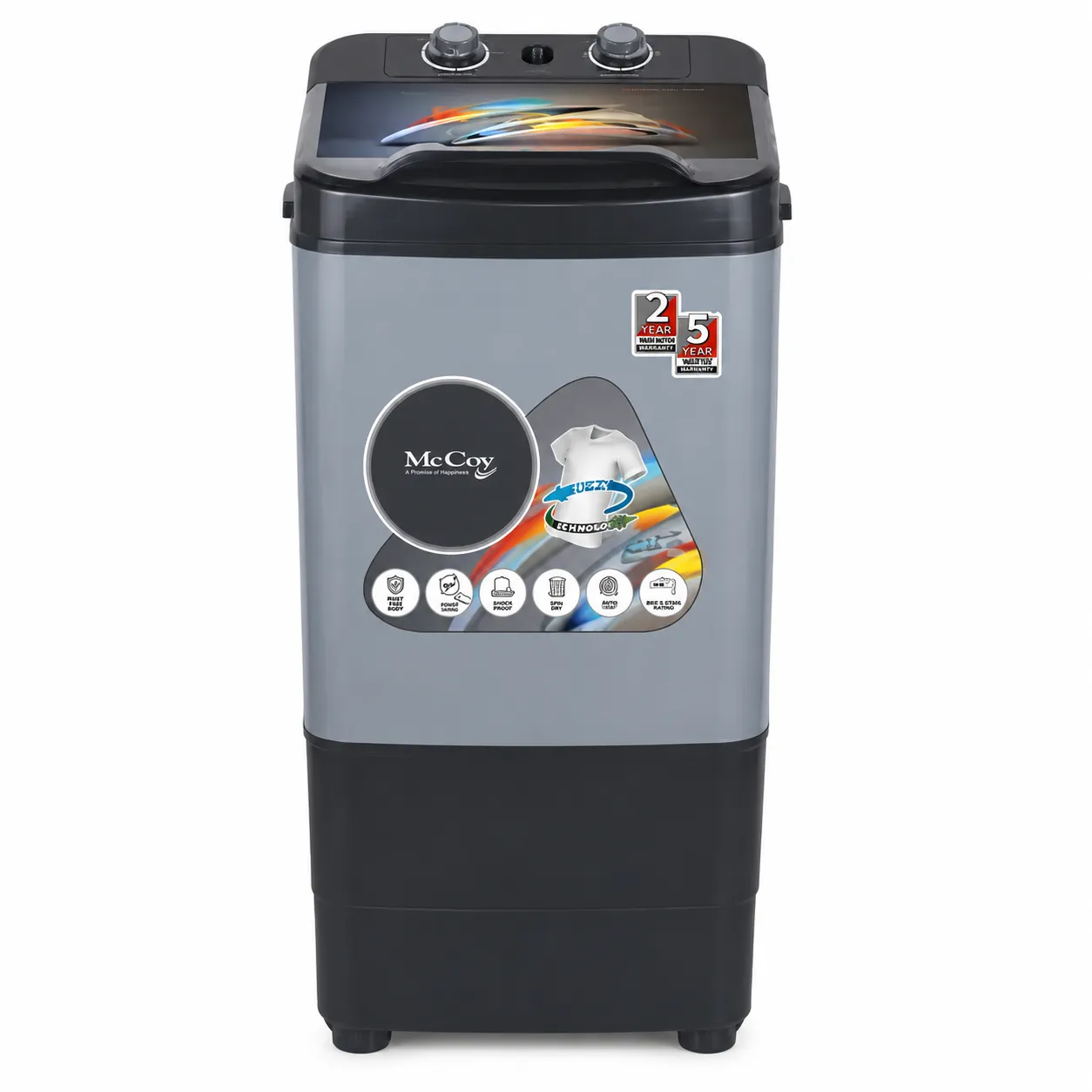 MCCOY Presto Max GLX1-80 8Kg Washing Machine