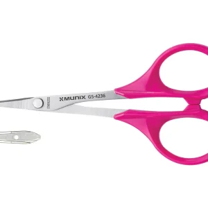 Munix Scissor GS-4236 (91mm), Perfect for Cutting and Trimming facial hair