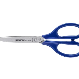 Munix Scissor SL-1173 N (185mm)- For thin cloth, velcro, paper, envelope, milk pouches, thin cardboard, flower stems.