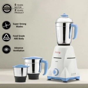 McCoy Aura 750W Mixer Grinder | 5 Year Motor Warranty - Image 3