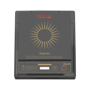 McCoy Rapido Induction Cooktop 1400W | Energy Efficient Portable Induction Stove | Fast Heating Electric Cooktop | 1 Year Warranty