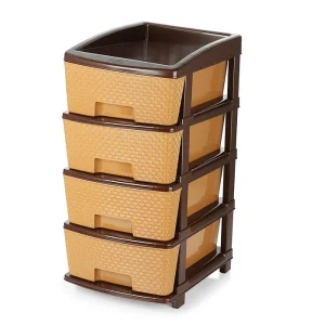 Nakoda Magnum 4 Tier Plastic Drawer Organizer | Multipurpose Storage Drawer for Home & Office Use - Image 4