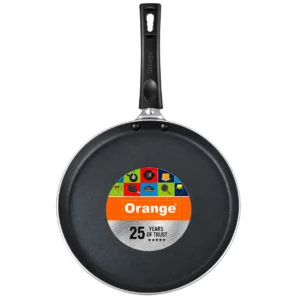 Orange Granico Series Nonstick Dosa Tawa 2.6mm | Aluminium Gas Compatible Flat Tawa - Image 5