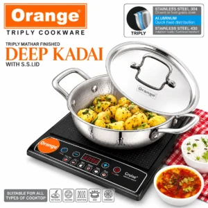 ORANGE TRIPLY HAMMER KADAI_3