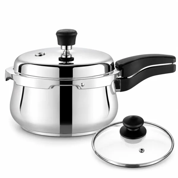 ORANGE TRIPLY HANDI COOKER_1 ORANGE TRIPLY HANDI COOKER_1
