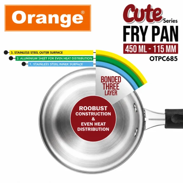 ORANGE TRIPLY SS CUTE FRY PAN_2