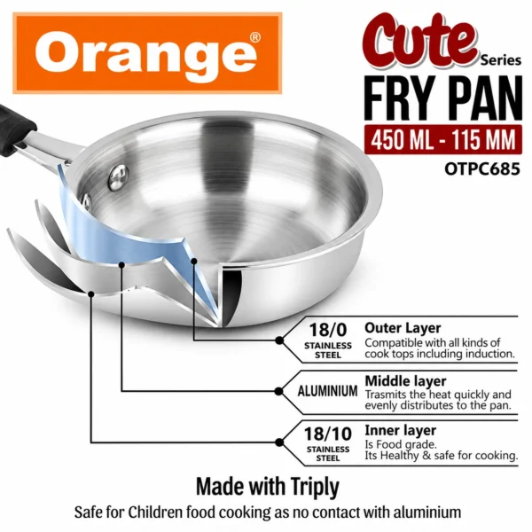 ORANGE TRIPLY SS CUTE FRY PAN_6