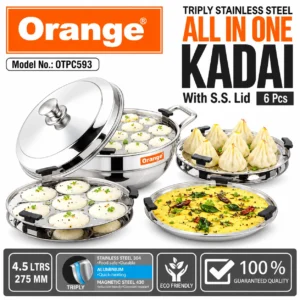 ORANGE TRIPLY SS MULTI KADAI_2