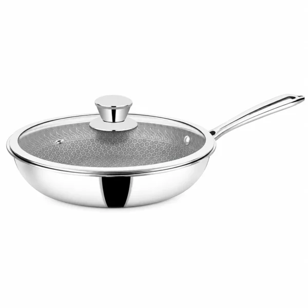 Orange honeycomb Frypan