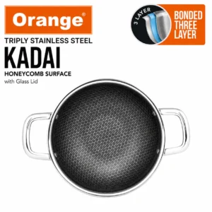 Orange honeycomb kadai