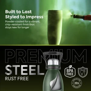 PEXPO ECHO 1500ml Insulated Stainless Steel Water Bottle | Hot & Cold Vacuum Flask | Leakproof, ISI Certified, Made in India - Image 3