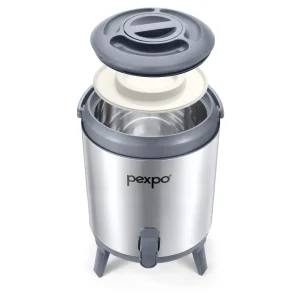 PEXPO SUPERIO Stainless Steel Insulated Water Jug | Hot & Cold Water Camper | Leakproof BPA Free | 6L, 8L, 10L, 12L, 14L, 16L - Image 4