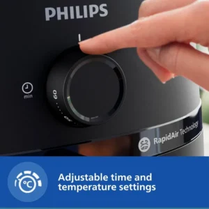 Philips 4.2 Litre Airfryer NA120/00 with Rapid Air Technology | Healthy Oil-Free Cooking - Image 6