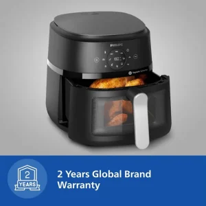 Philips 4.2L 1500W Digital Airfryer NA221/00 with Rapid Air Technology | Healthy Oil-Free Cooking - Image 4